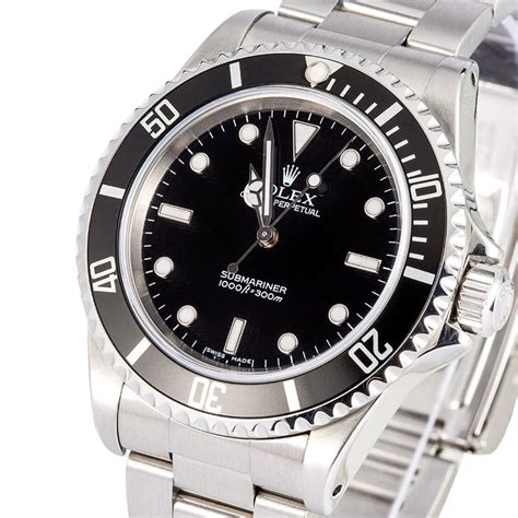 used rolex submariner no date|pre owned submariner rolex.